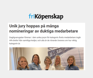 Unik jury hoppas på många nomineringar av duktiga medarbetare
